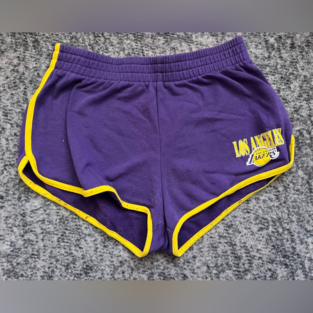 NBA Los Angeles Lakers Purple Women's Shorts Size Large